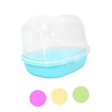 햄스터샤워 작은목욕실 카르노 햄스터 목욕실 소 목욕모래통 건강 모래목욕, 1