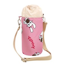 아이주 물통 가방 텀블러 물병 파우치 주머니 보온병 야외 소풍 준비물, 1개, 도넛토끼