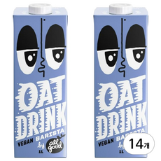 allgood 오트 드링크 바리스타 1L, 14개