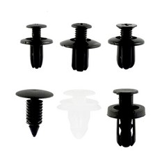 자동차핀 도어 핀 범퍼핀 본넷 휀다 카바 우찌 수리용 내장재 고정 클립 6종 100P세트