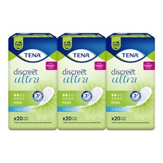 테나 레이디 요실금 패드 미니, 20개입, 3개