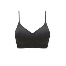 細肩帶直紋運動風內衣 無鋼圈 美胸 果凍條支撐 提拉防垂 手掌杯 女內衣