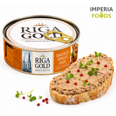 리가골드 훈제청어 파테 통조림 RIGA GOLD Smoked Sprats Paste, 1개, 240g