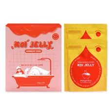젤리 입욕제 슬라임 목욕놀이 커플 입욕젤 호캉스-코이젤리 1BOX ( ), 미드나잇로즈(레드), 1개, 200g