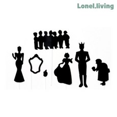 민화샵 종이 그림자놀이 백설공주 S250023A - 개 1개입