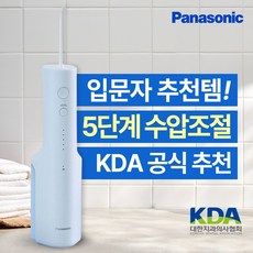 파나소닉 휴대용 무선 구강세정기 IPX7 방수 워터 치아 치간 물치실 세척기 EW-DJ26, EW-DJ26(화이트믹스)