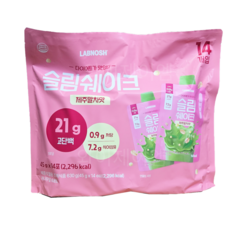 랩노쉬 슬림쉐이크 제주말차맛 45GX14팩 코스트코, 1개