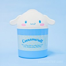 스케이터 시나모롤 다이컷 탁상 휴지통, SKY BLUE