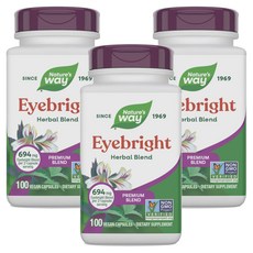 네이쳐스웨이 아이브라이트 694mg 베지테리안 캡슐, 3개, 100정