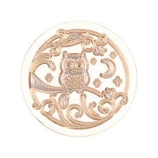 초대장 봉인 왁스 스탬프 원형 25mm 1개, L