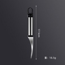 304不鏽鋼剝蝦器 廚房小工具, 1個, 普通開蝦刀