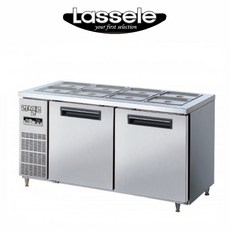 라셀르 직냉식 반찬테이블 디지털 메탈 냉장5자 기계실 좌/우 LMBD-1520R(LY), 우