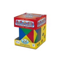 MAG BLOCKS 24片 立體磁力拼圖教具 適合8歲以上, 1個