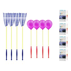 echobelle 冰釣西太公魚 4人套組 手竿 4p + 冰魚鉤 4p + 撈冰網 4p, 隨機出貨