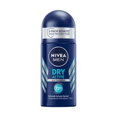 Nivea 독일 니베아 맨 드라이 액티브 데오드란트 롤 온 50ml 4팩