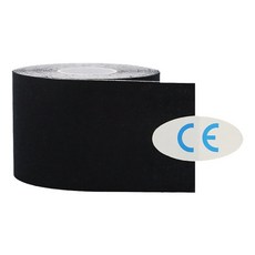 運動肌肉貼布【黑色】5cm-5入，彈性透氣，運動防護首選, 5個, 1個裝