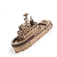 구니스토어 터그보트 CM917 모형보트 방학숙제 나무모형