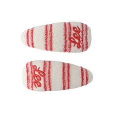 매장정품 리 키즈 LEE KIDS 테리 스트라이프 헤어핀 레드 LK2602TC79RD