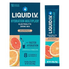 Liquid Iv 補水倍增飲 葡萄柚 10入, 1個, 160g