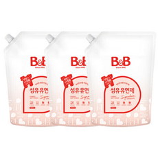 시그니쳐 비앤비 유연제 자스민향 리필형-, 3개, 3개입, 1.5L