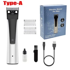 Philips Norelco OneBlade 블레이드 용 KVIFO 전기 면도기 트리머 헤어 클리퍼 방수 USB, 02 TYPE A