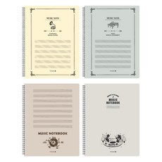 모닝글로리 6000 하드커버 음악 스프링노트 오선, 단품, 단품