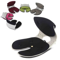 [오리백 의자] 프리미엄 바른 자세교정의자 척추 요추 허리 골반 디스크 체형 교정 브랜드K인증 / 골반 축은 정확하게 등은 자유롭게! 월수금화목토의자, 오리백 마그네틱형-블랙