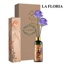 라플로리아 꽃 디퓨저, 1개, 200ml, S1.블랙체리향/A10.둥근장미(소)L6/바이올렛
