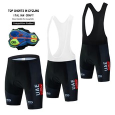 빕숏 자전거바지 하의 UAE 사이클링 빕 쇼츠 통기성 스포츠 산악 반바지 culotte ciclismo hombre