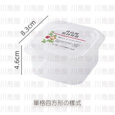 川島屋 單格迷你冰箱冷凍保鮮盒 100ML 嬰兒輔食與零食分裝 可微波疊加, 1個, 透明