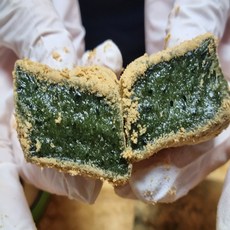 [쑥담] 거문도 해풍쑥 인절미 개별포장 식사대용 당일제조 1.5kg, 2박스