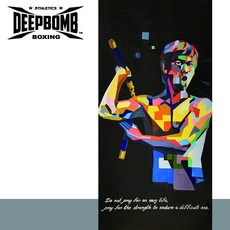 DEEPBOMB 武術人物畫 大型畫作 格鬥空間裝飾 台灣畫家作品