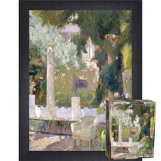 퍼즐피플 명화 500피스 1000피스 직소퍼즐 바비퍼즐 시리즈, 소로야 집 정원 500피스 액자포함(우드블랙), 1개