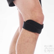 달빛M 슬개골 무릎보호대 블루 보온무릎보호대