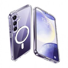 수피 맥세이프 마그네틱 투명케이스 갤럭시 S24