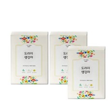 국내산 도라지 생강 블렌드 데일리 차 20티백x3박스, 3박스