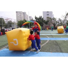 사다리 에어바운스 체육 수업교구 유치원 스포츠게임 체육대회, 굴리기, 1개