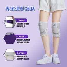 NAILEKESI 專業運動護膝 減震加厚 透氣舒適 適用於騎行與羽毛球, 黑色基礎套筒式款【防風】不可調節,均碼【鬆緊可調節】一對裝, 1個