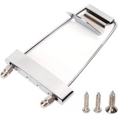 기타 트래피즈 테일피스 설치가 쉬운 금속 고경도 일렉트릭 기타 테일피스 교체용, 기타 트래피즈 테일피스, 설치가 쉬운 금속 고경도 일렉