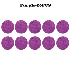 발마사지 지압 매트 근육 이완 침술 필라테스 피트니스 요가 액세서리 훈련 라운드 운동, 01 35cm, 13 Purple-10PCS