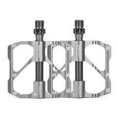 자전거 평페달 MTB 로드 카본 경량 패달, MTB_실버, 1세트