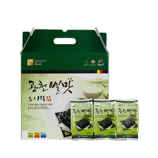 광천 별맛 도시락 파래김, 광천 별맛 도시락 파래김 4g x 32봉, 32개, 4g