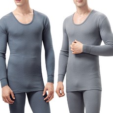 BYC삼중직보온 누빔에어메리 남상하내복색상선택1세트BYT6680