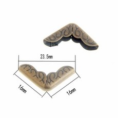 브론즈 실버 옵션 더 많은 스타일 북 스크랩북 앨범 메뉴 폴더 코너 프로텍터 12 개, 3 Bronze