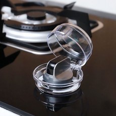 가스레인지손잡이커버 투명 가스안전가드 고양이 화재방지 아기 가스불 잠금장치 덮개 투명 hol+375YC