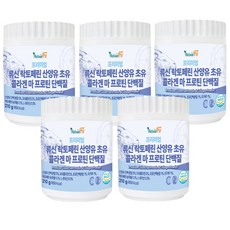 네추럴핏 프리미엄 류신 락토페린 산양유 초유 콜라겐 마 프로틴 단백질 210g, 5개