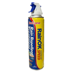 Bullson RainOK SPEED 玻璃潑水劑，快速形成保護膜，雨天行車視野清晰，安全加倍，380ml, 1個, 380 mL/n(12.85 FL. OZ)