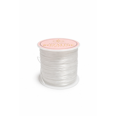 로잘린쥬얼리 비즈공예 DIY 고탄력 나일론비즈실 0.7mm(일본직수입) 총길이 50M, 화이트, 1개