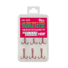 HDF 레드트레블훅HH-525, 4개