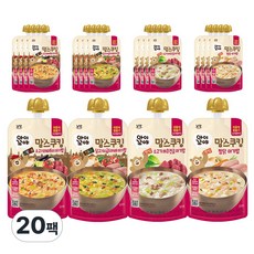 맘스쿠킹 15개월 4종 5팩 (총20팩) 찜닭5+소고기배추전골5+닭고기시금치카레5+소고기라따뚜이5